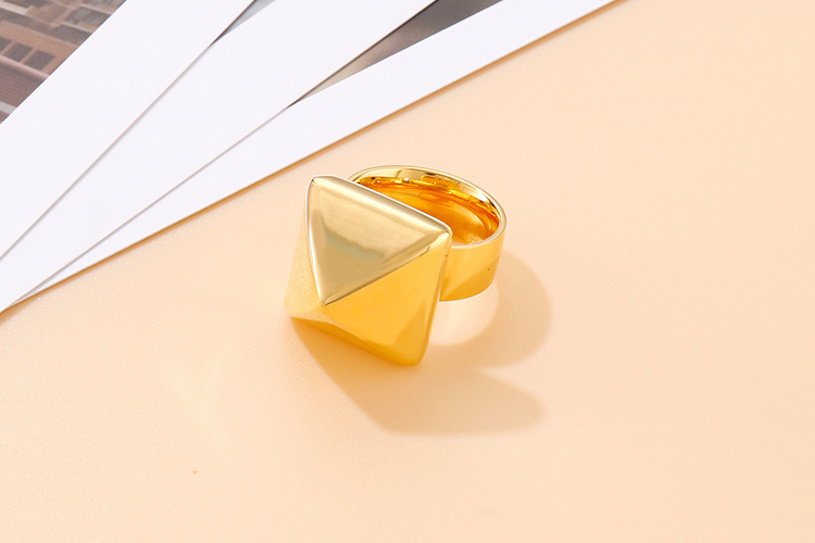 Stainless Steel 18K Gold Plated Fashion Geometric No Inlaid display picture 4