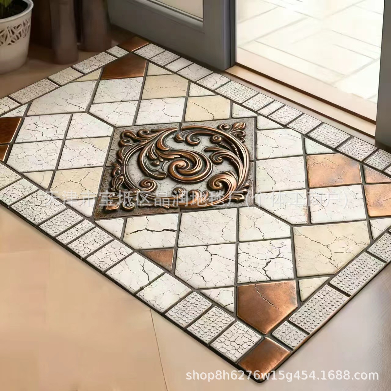 Felpudo simulado 3D-10