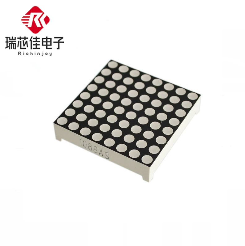 88LED точечная матрица 1,9 мм3,0 мм3,75 мм5,0 мм красная подсветка