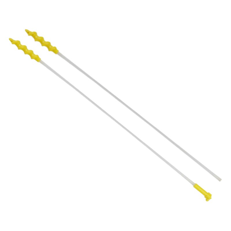 Cerdo cabeza espiral vas deferens cerdo biónico tubo espiral tipo de exportación opcional con tapón de cola