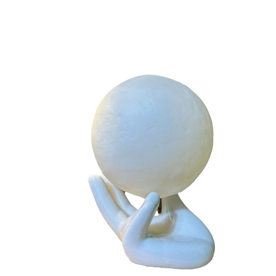 Impresión 3D transfronteriza de PVC Lámpara de luna Lámpara de luna Lámpara de noche Lámpara de regalo Cumpleaños Día de San Valentín Creativo