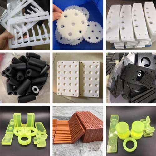 白色PP板聚丙烯 黑色POMPEPU尼龙零件板加工定制车铣雕刻CNC加工