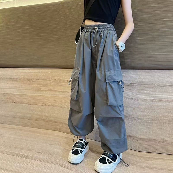 Gray summer overalls