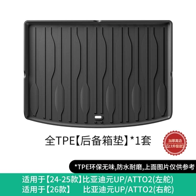 Modelə uyğun ayaqaltı – and Backrest Pads - 24-25-yuan-upatto2-trunk-mat-left-hand-drive26-yuan-upatto2-right-hand-drive-open-hole-w260400121
