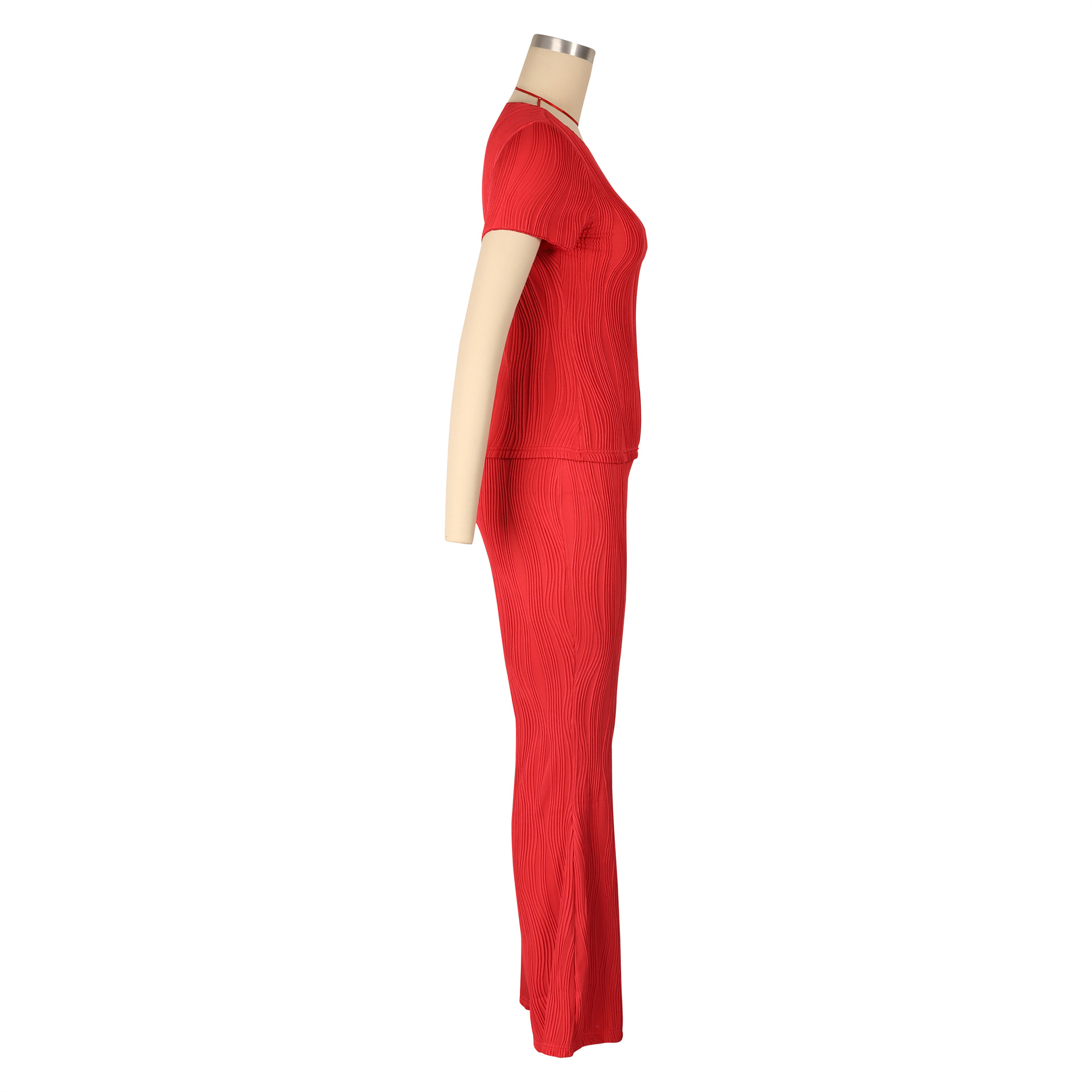 473g Weight Long Sleeve Sleeve Length Spandex, Polyester Fabric Type Pant Co-ord Set Sets Type 2 Pieces Set Quantity Holiday, Daily Occasion Round Neck Neckline Slim Fit Type Solid Color Pattern Summer, Spring Season Women's Gender Elegant, Streetwear Style Holiday Daily Women's Elegant Streetwear Solid Color Spandex Polyester Pant Co-ord Set Pants Sets 47