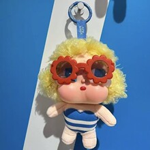 CryBaby哭娃2代夏日系列搪胶毛绒公仔盲袋挂件丑萌解压现货送女友