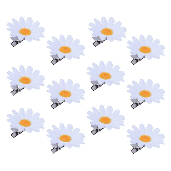 Mini Daisy Hairpin Small Sunflower Hairpin Party Photo Decoration Simulated Flower Headdress Hairpin Small Chrysanthemum Hairpin