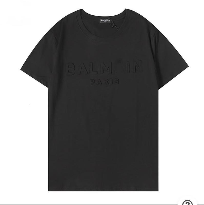 BAL ヨーロッパとアメリカのトレンドブランド MAINer 春夏新作 ルーズプルオーバー 半袖 ホットスタンピングレター コットン カップル Tシャツ|undefined