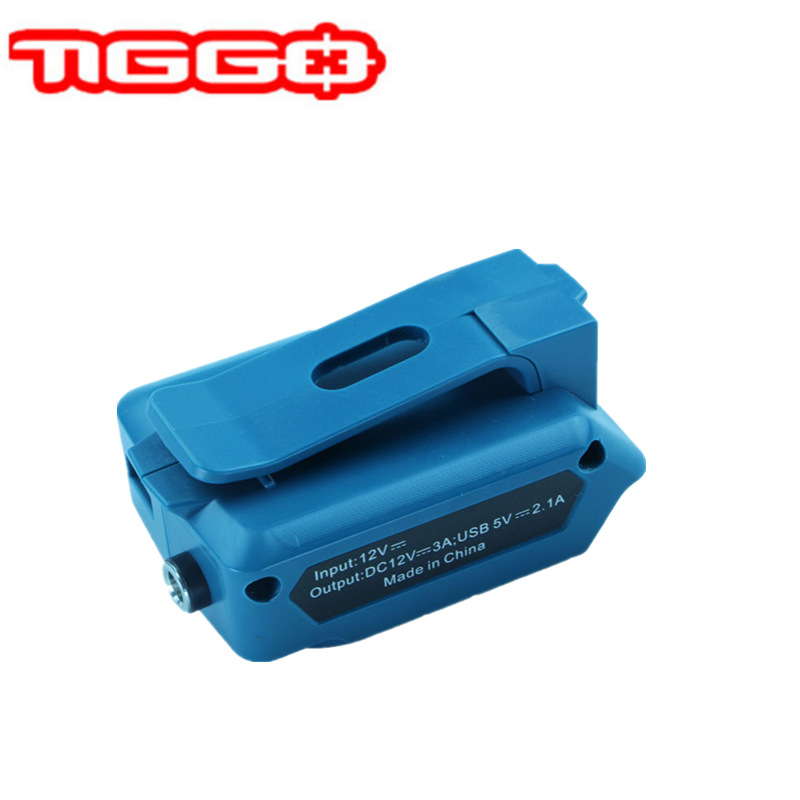 新品usb電源インターフェース適用木田12v電動工具バッテリー12v dcインターフェースコンバータ付き