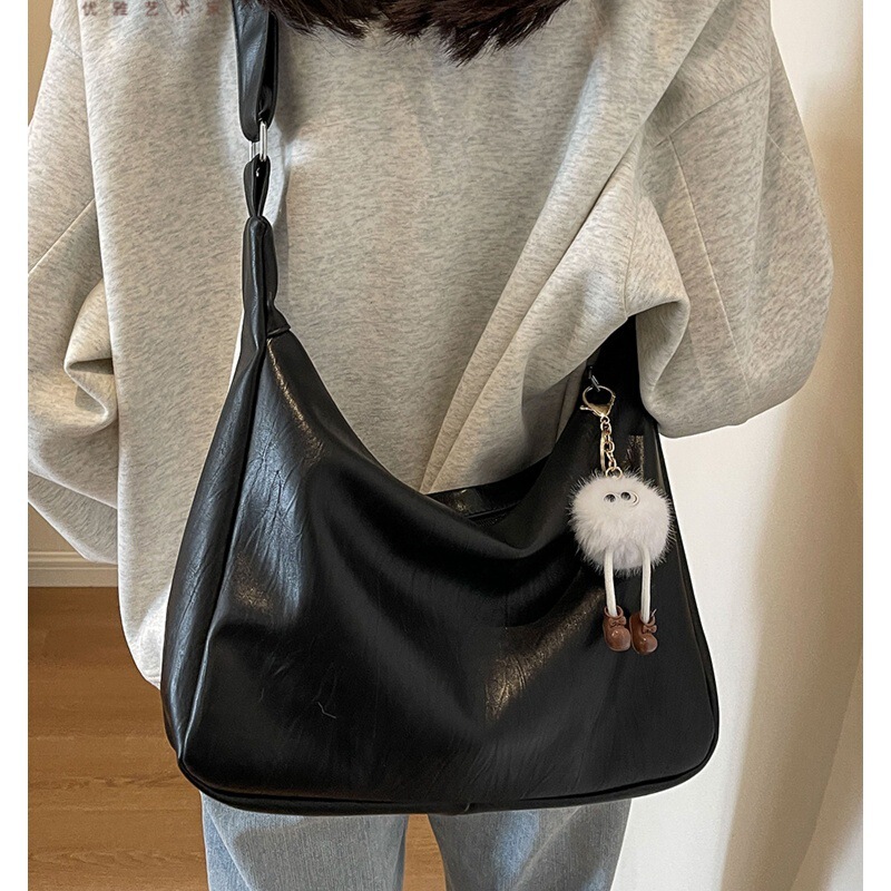 Wholesale Autumn and Winter Large-Capacity Soft Crossbody Bag for Women 2025 New Trendy Fashion Versatile Casual Shoulder Bag