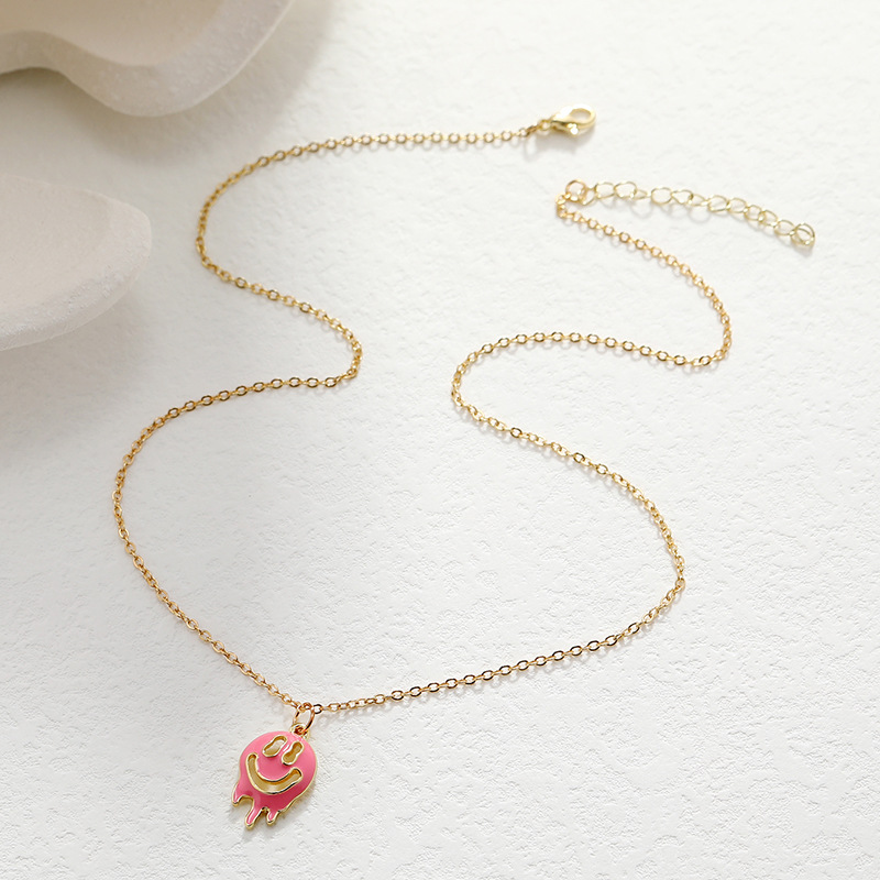 new fashion funny necklace hollow oil dripping ghost necklace