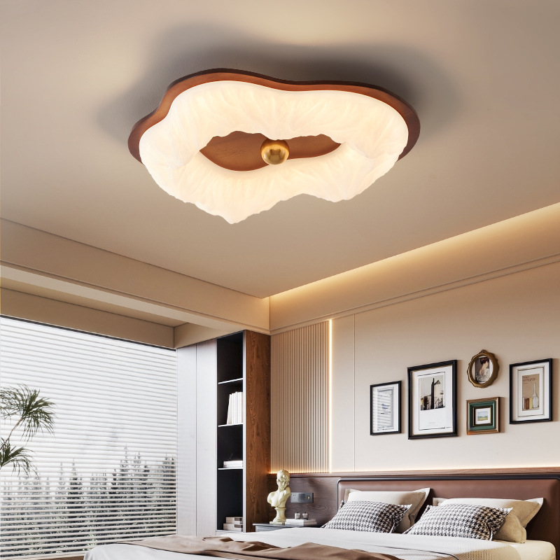 Lámpara de dormitorio Lámpara de techo de nube de iceberg de estilo antiguo Diseño retro Sensación de alta gama Lámpara de habitación de protección ocular cálida