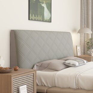 Wooden Backrest Cover 2024 New Thickeneded Sponge All-Inclusive Bedside Cover Soft-Packed Bedside Cover