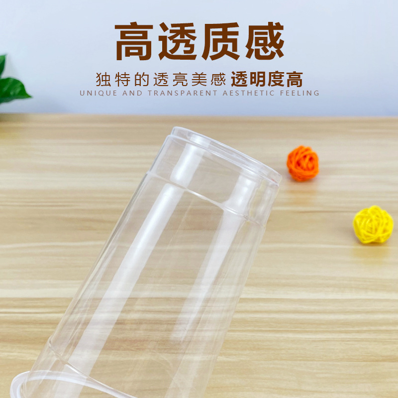 Taza de embalaje de sopa de frijoles verdes de plástico desechable 95 calibre popularidad en línea comercial desayuno puesto taza de bebida especial