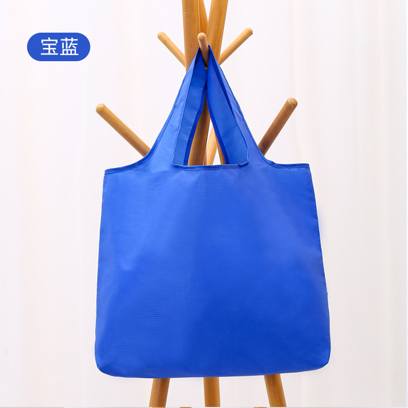 En stock bolsa de compras impermeable multicolor grande bolsa de compras de protección del medio ambiente Portátil Bolsa de protección del medio ambiente plegable bolsa de compras
