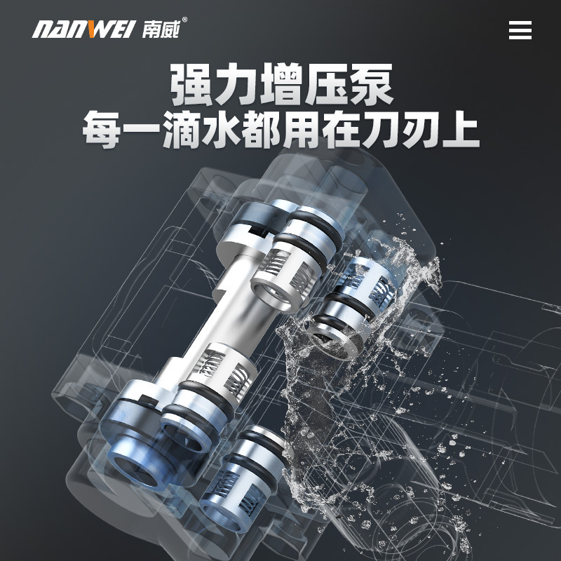 Nanwei ブラシレス洗車ガン高圧水スプレー洗車機拡張多機能リチウム電池水スプレーガンクリーニング電動工具|undefined