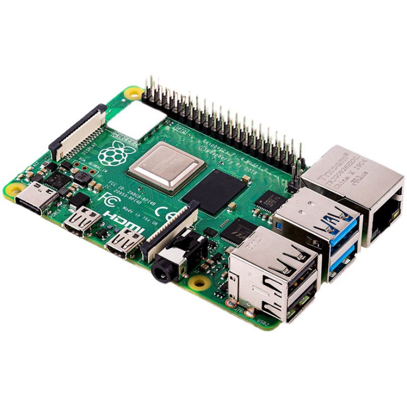 Плата разработки Raspberry Pi 4 (4-е поколение) Raspberry Pi 4B, Python, Bluetooth 5.0, официальная оригинальная PI4
