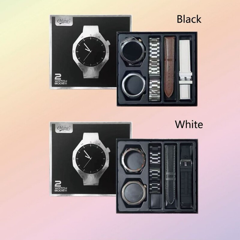 Cross-Border New Model D1 Smart Watch with Versatile Body, Round Watch with Dual Body Design, 1.5 Full Round Screen, 3 Watch Straps, Heart Rate and Blood Pressure Monitoring Cross-Border New Model D1 Smart Watch with Versatile Body, Round Watch with Dual Body Design, 1.5 Full Round Screen, 3 Watch Straps, Heart Rate and Blood Pressure Monitoring