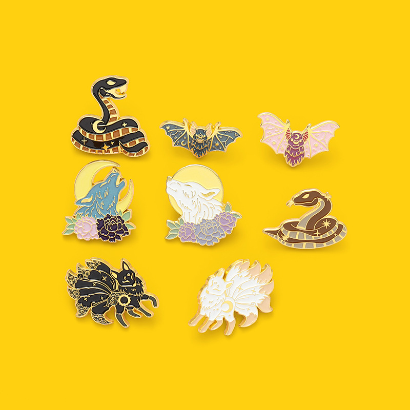 10g Weight Brooches Classification Holiday, Daily Occasion Alloy Material Animal Pattern Unisex Gender Stoving Varnish Design Simple Style Style Simple Style Pin Animal Alloy Stoving Varnish Unisex Brooches 4