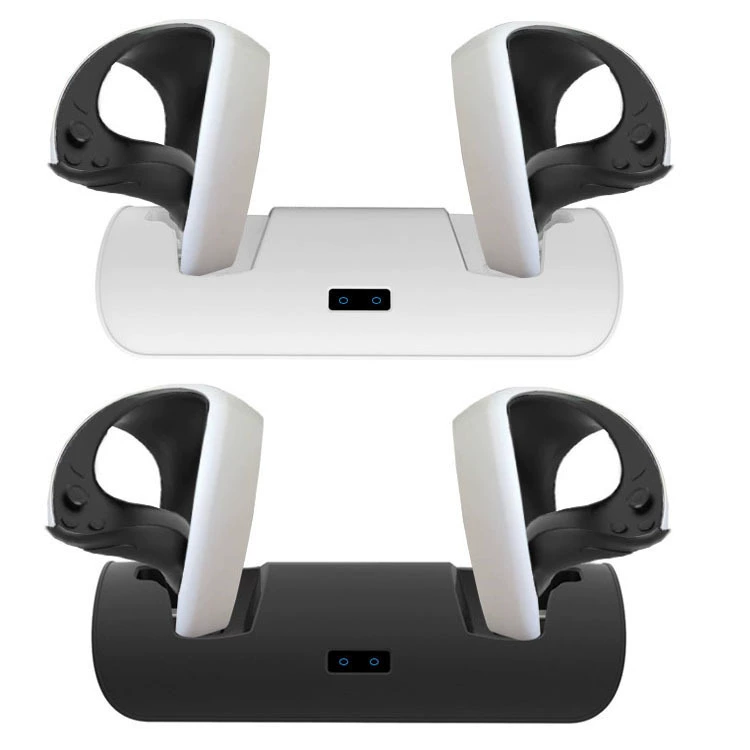 Зарядная база для контроллера PS VR2 с индикатором, простая двухместная зарядная станция для PSVR2 контроллеров