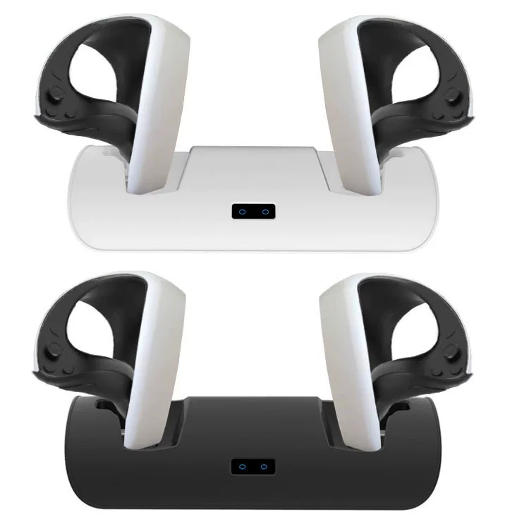 Зарядная база для контроллера PS VR2 с индикатором, простая двухместная зарядная станция для PSVR2 контроллеров
