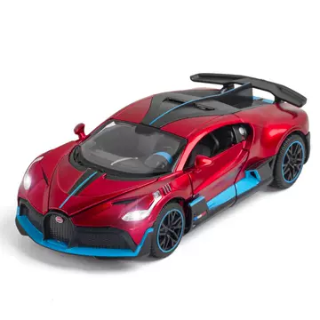 (Boxed) Simulation 1: 32 Skyhawk 8968B Bugadi DIVO Alloy Sports Car Model Ornaments Cross-border WISH - ShopShipShake