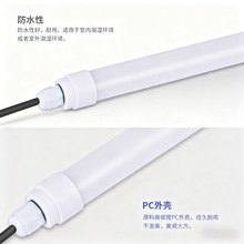 厂家批发防水日光灯管1米2高亮长条三防灯植物生长T8 T5 灯管定制