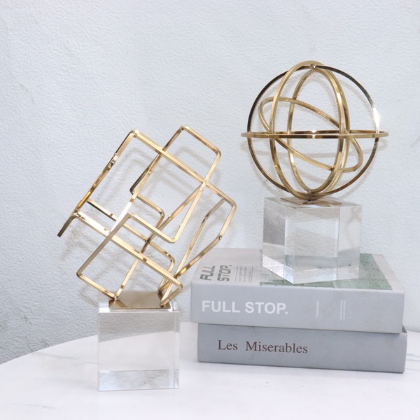 Golden geometric creative decorations for home use for living room…