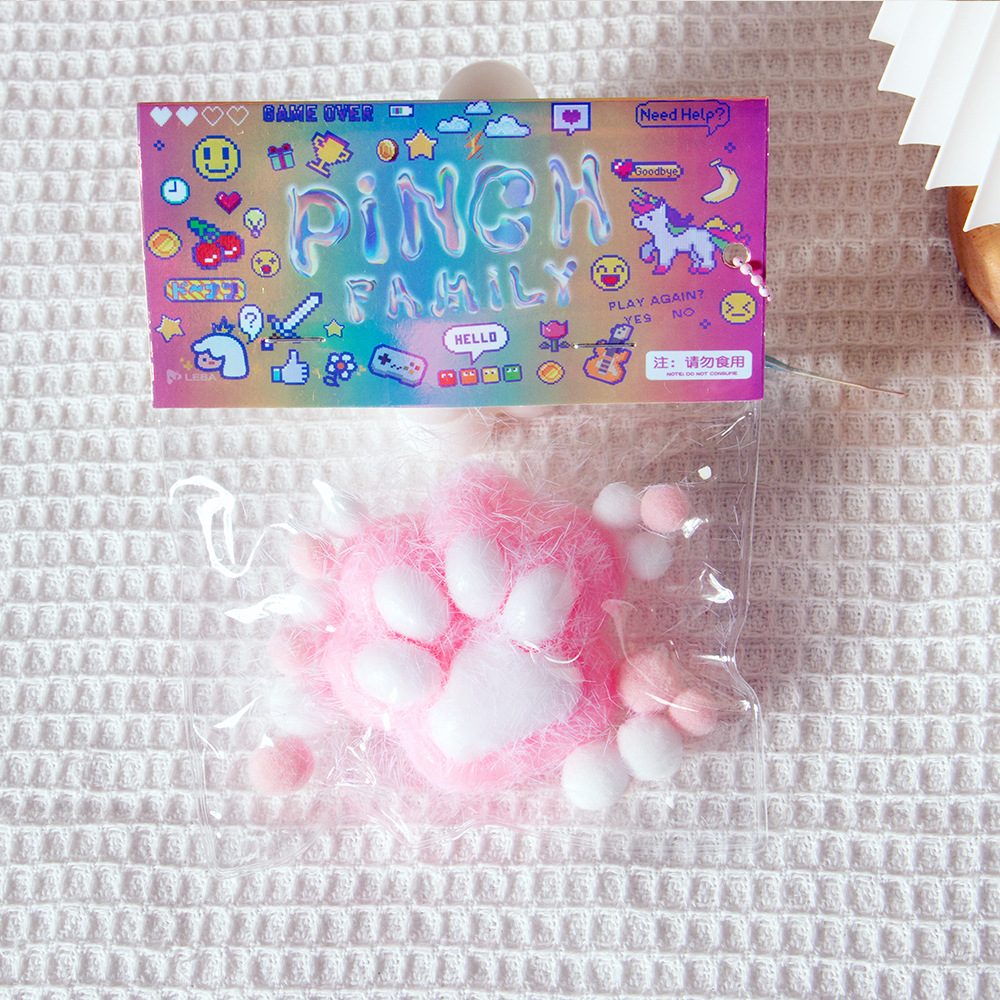 Douyin Explosive toy Network Red CAT Claw amasar le barro podrido se siente descomprimido Toys TPR amasar le wholesale Factory