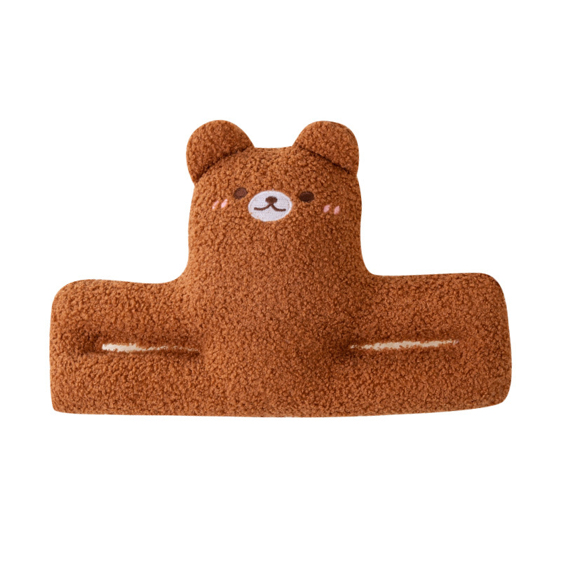 Decoración de automóviles eléctricos accesorios pequeños asiento de bebé para niños cabeza de muñeca almohadilla protectora mango delantero muñeca anticolisión image 5