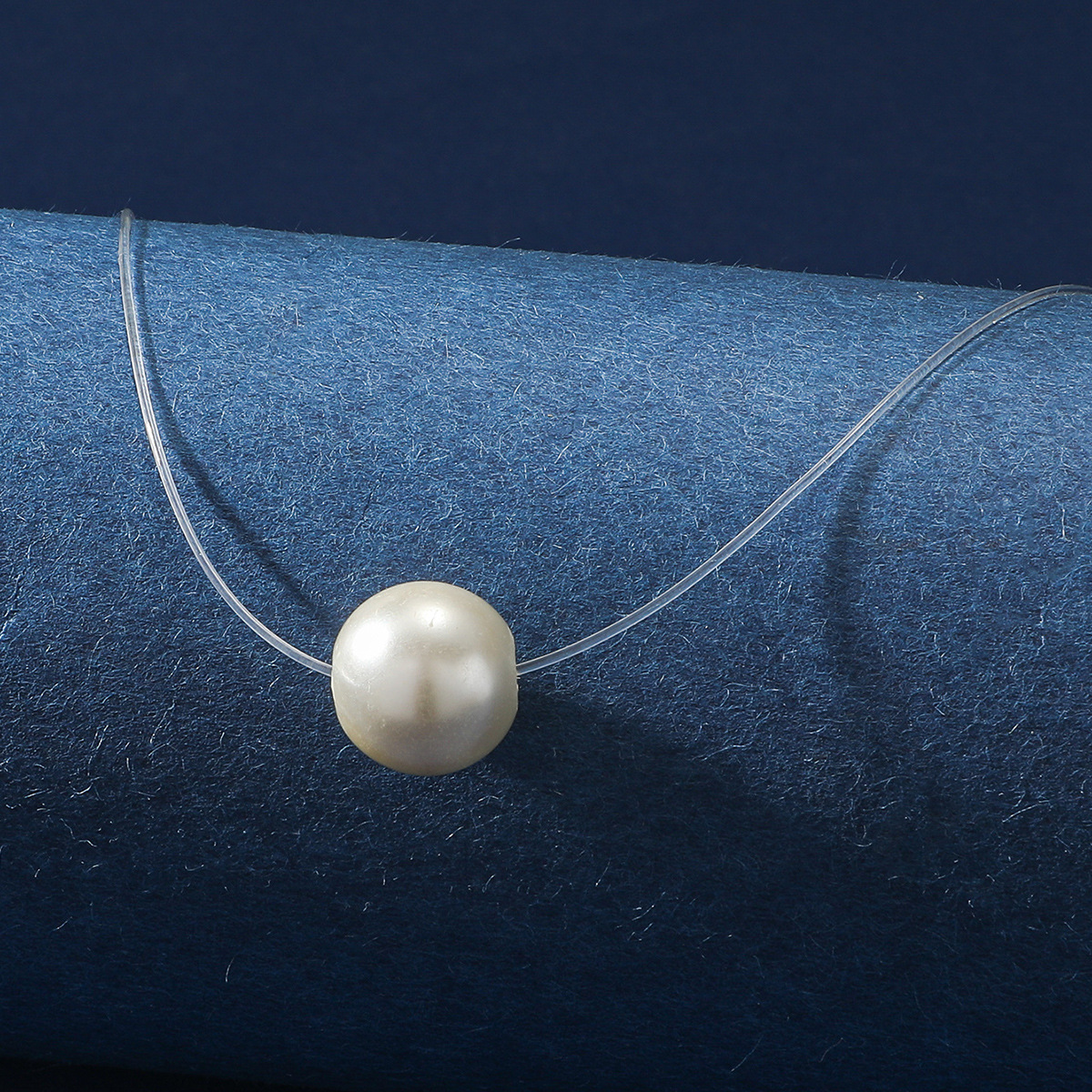 Artificial Pearl, Resin Material Simple Style Solid Color Artificial Pearl Resin Women's Necklace