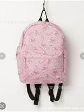 日系新款猫咪可爱卡通书包背包购物袋超轻便携折叠休闲双肩背包