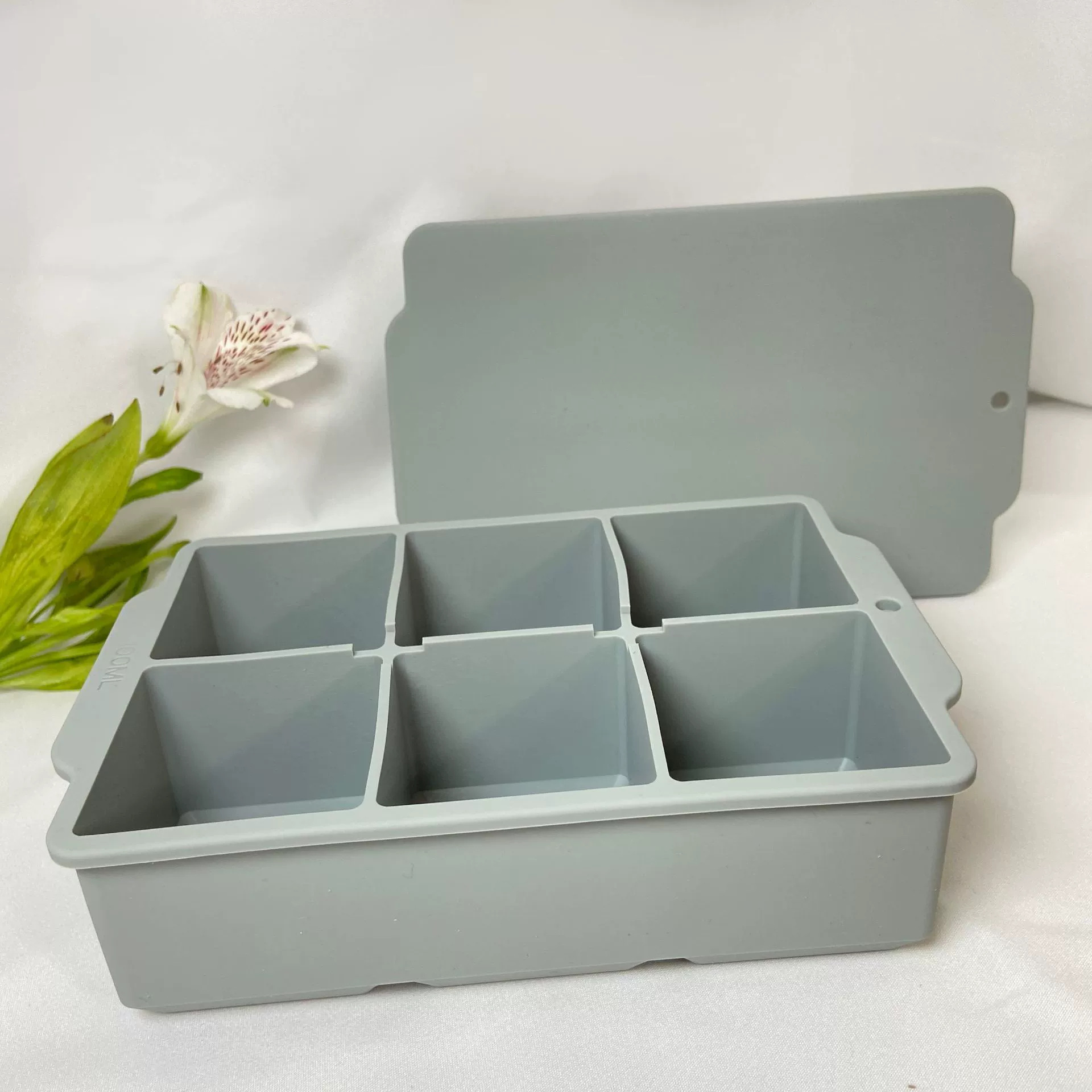 Molde de Silicona para Hielo de Grado Alimenticio Desmoldeo Fácil Congelación Rápida