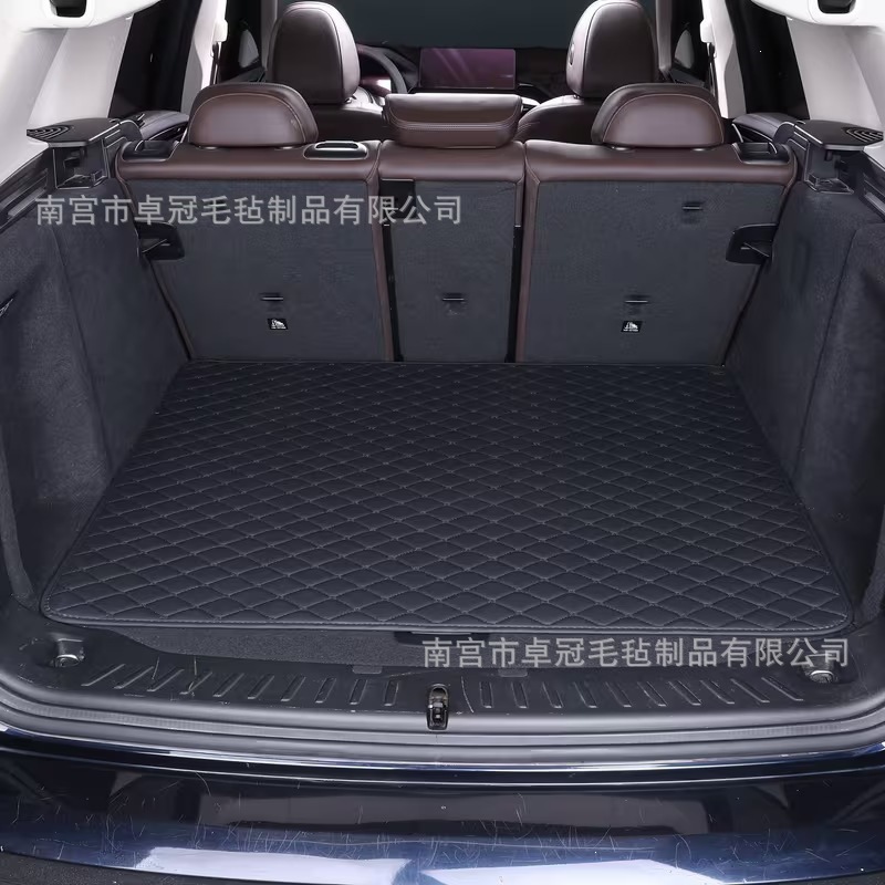 Car Trunk Mat for Cross-Border Trade, Universal for Small Cars, Suvs, and Sedans, Pvc Leather Trunk Mat, Easy to Maintain
