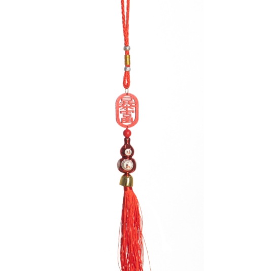 Fiesta del Dragón accesorios colgantes colgantes hechos a mano DIY material linterna de bambú cuerdas coloridas bolsas de incienso perfumadas escoba y coleta