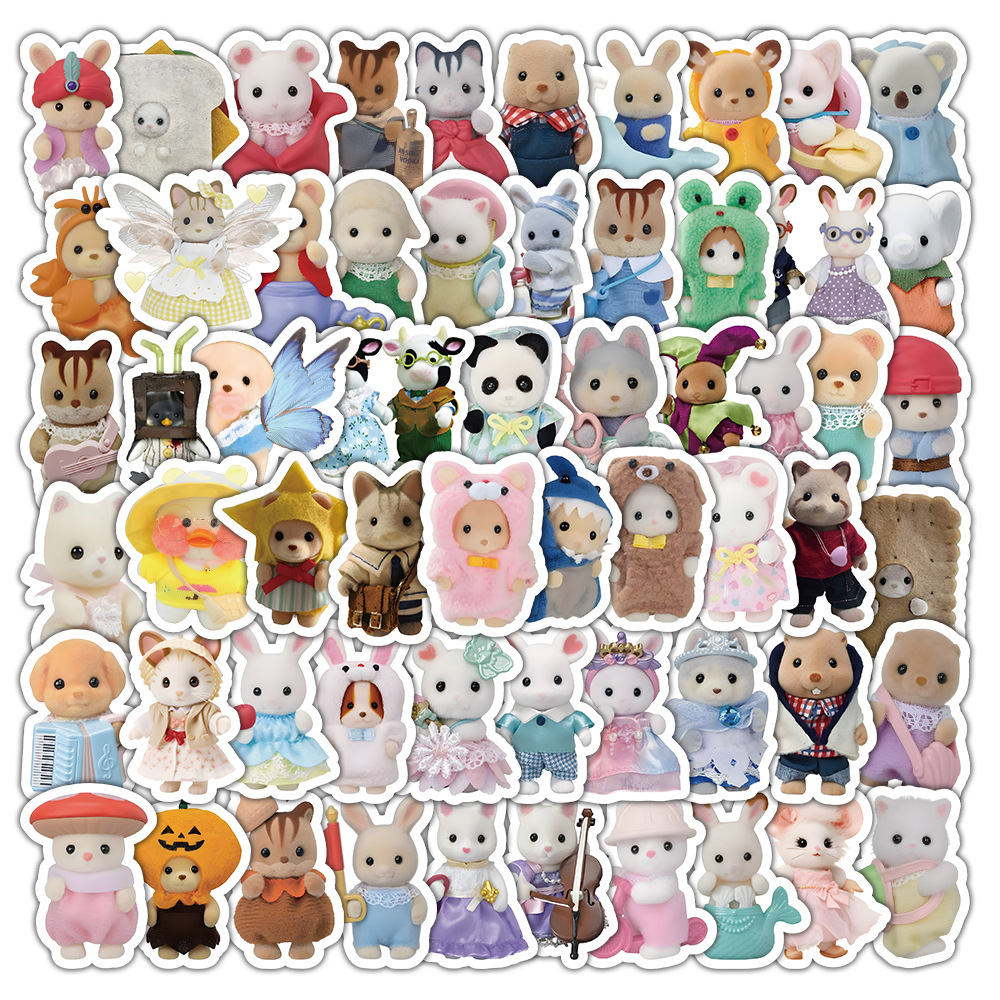 Forest Family Daily Natural Animal Dolls Children Love Reward…
