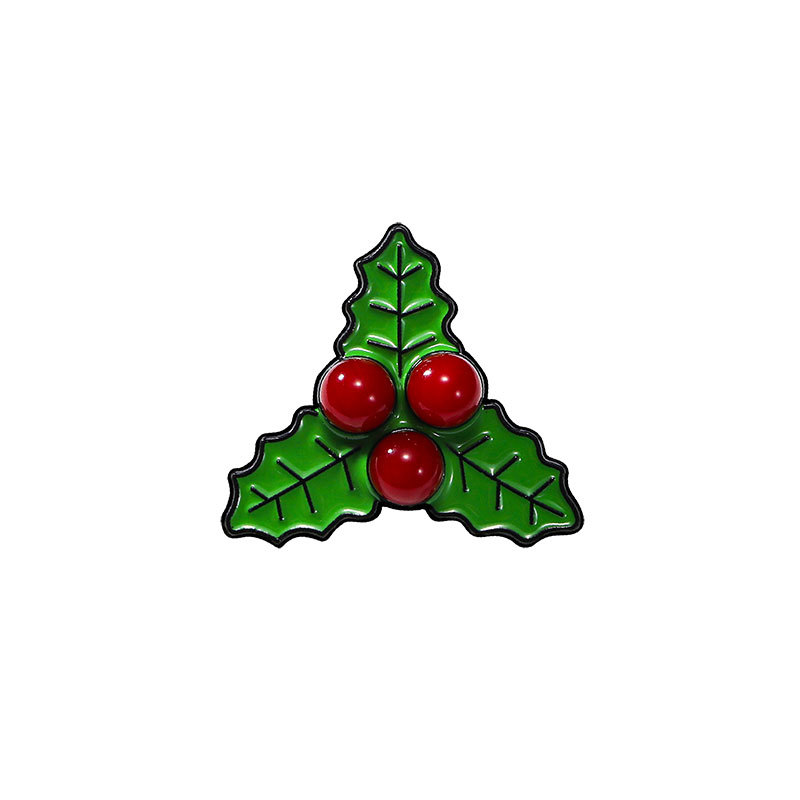Broche de Navidad insignia de aleación caricatura adorable Santa Fe Navidad decoración de mochila escolar