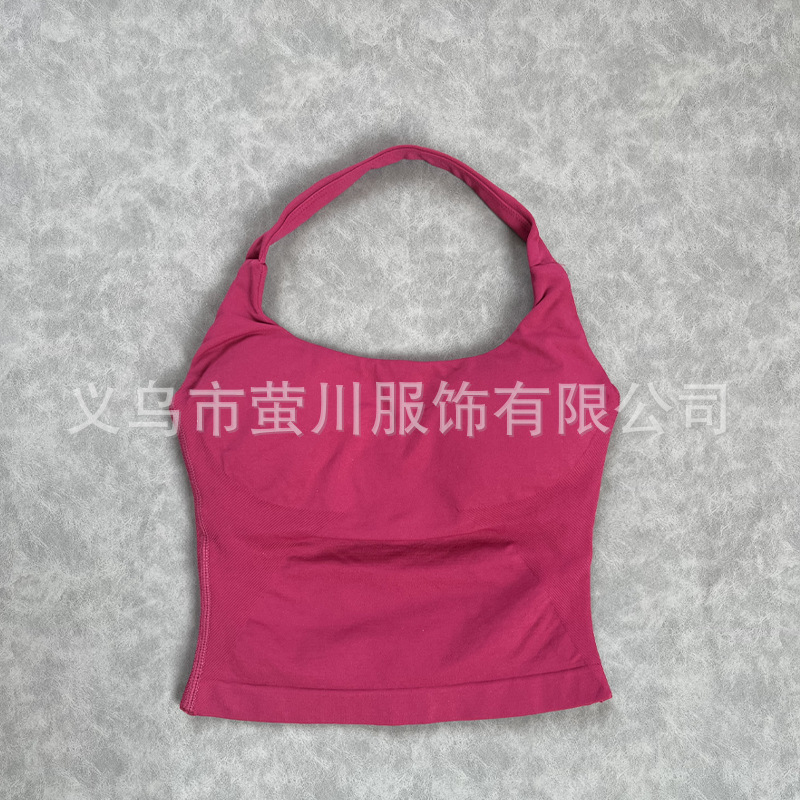 Transfronterizos Europa y América DF mujeres sin pantalones cuello largo chaleco de acondicionamiento físico hermosa espalda cuerpo de forma anti-descalzo mujeres