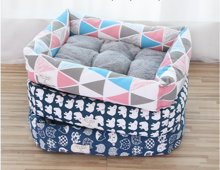 Sarang persegi dua sisi-warna acak / Tidak. 1 (45*30)cm dalam 3 Jin