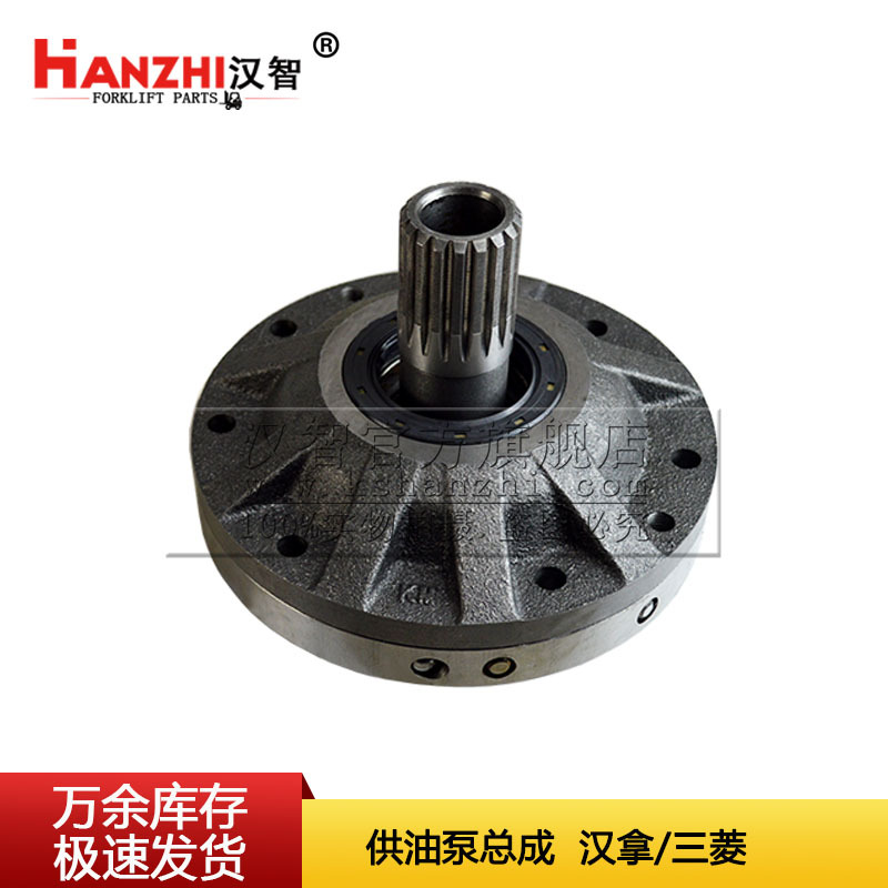 Asamblea de bomba de suministro de aceite de carretilla elevadora 12453-43301 para bomba de marcha de 18 dientes de transmisión de carretilla elevadora HANNA Mitsubishi