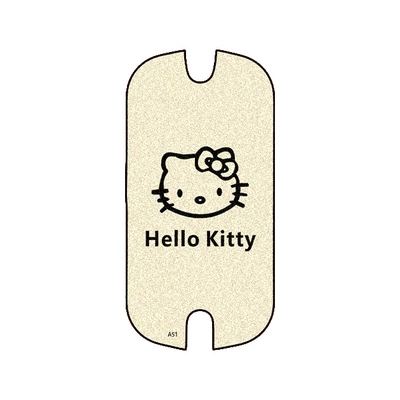 Pads, Special Anti-Slip Foot Pads, Electric vehicle foot mat - emma-lollipop-beige-hello-kitty