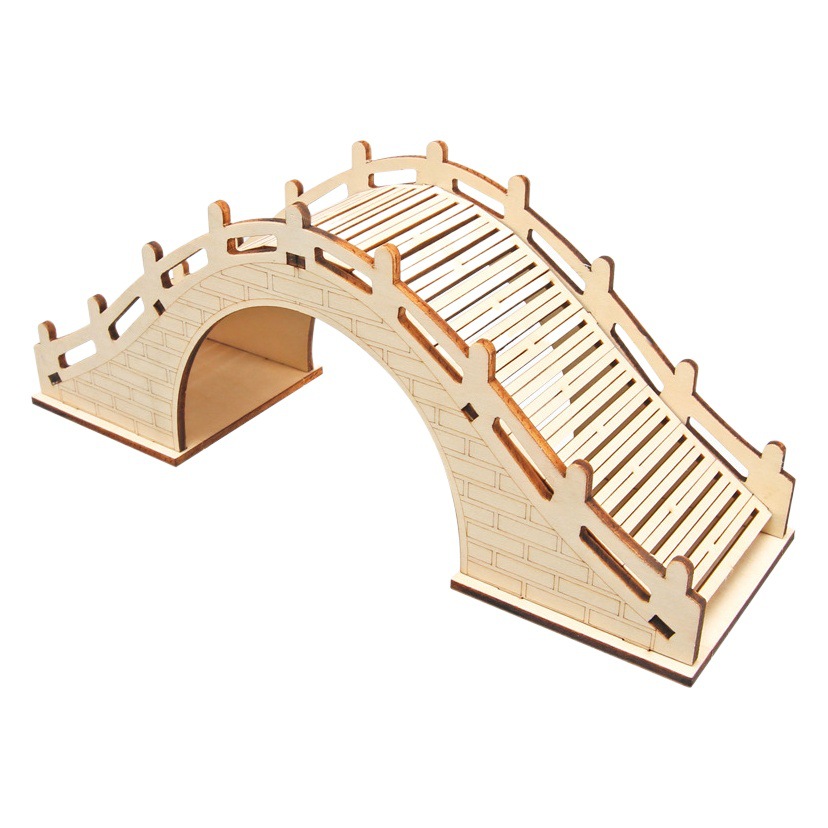 Pequeño arco puente tecnología pequeña invención DIY estudiante manual de clase material de entrenamiento kit kindergarten experimento de ciencias físicas