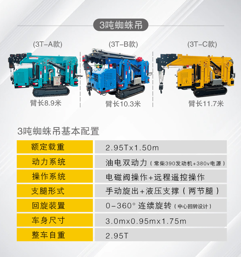 3吨蜘蛛吊