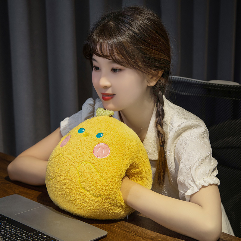 Animales de dibujos animados de invierno almohada de mano caliente juguetes de peluche invierno muñecas de mano caliente muñecas estudiantes cubierta de mano