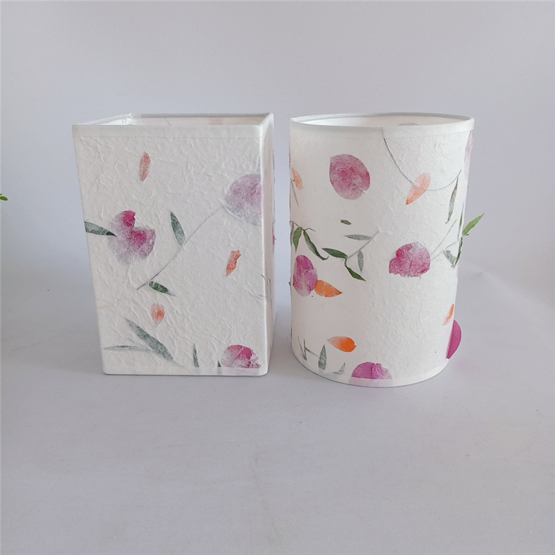 Creativo moderno medio flor antigua papel Shell lámpara accesorios se pueden enviar a profesores y compañeros exquisitos regalos