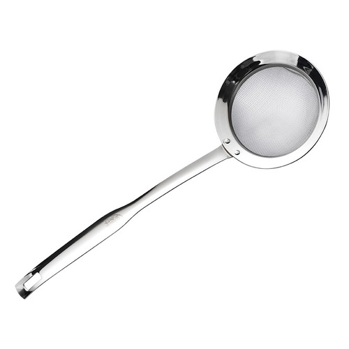 304 stainless steel oil grid colander baby food supplement juice soy milk filter drain oil separator spoon flour filter sieve
