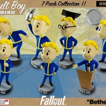 辐射4 辐射小子 Fallout Q版1代7款摇头人偶 Vault Boy 盒装公仔