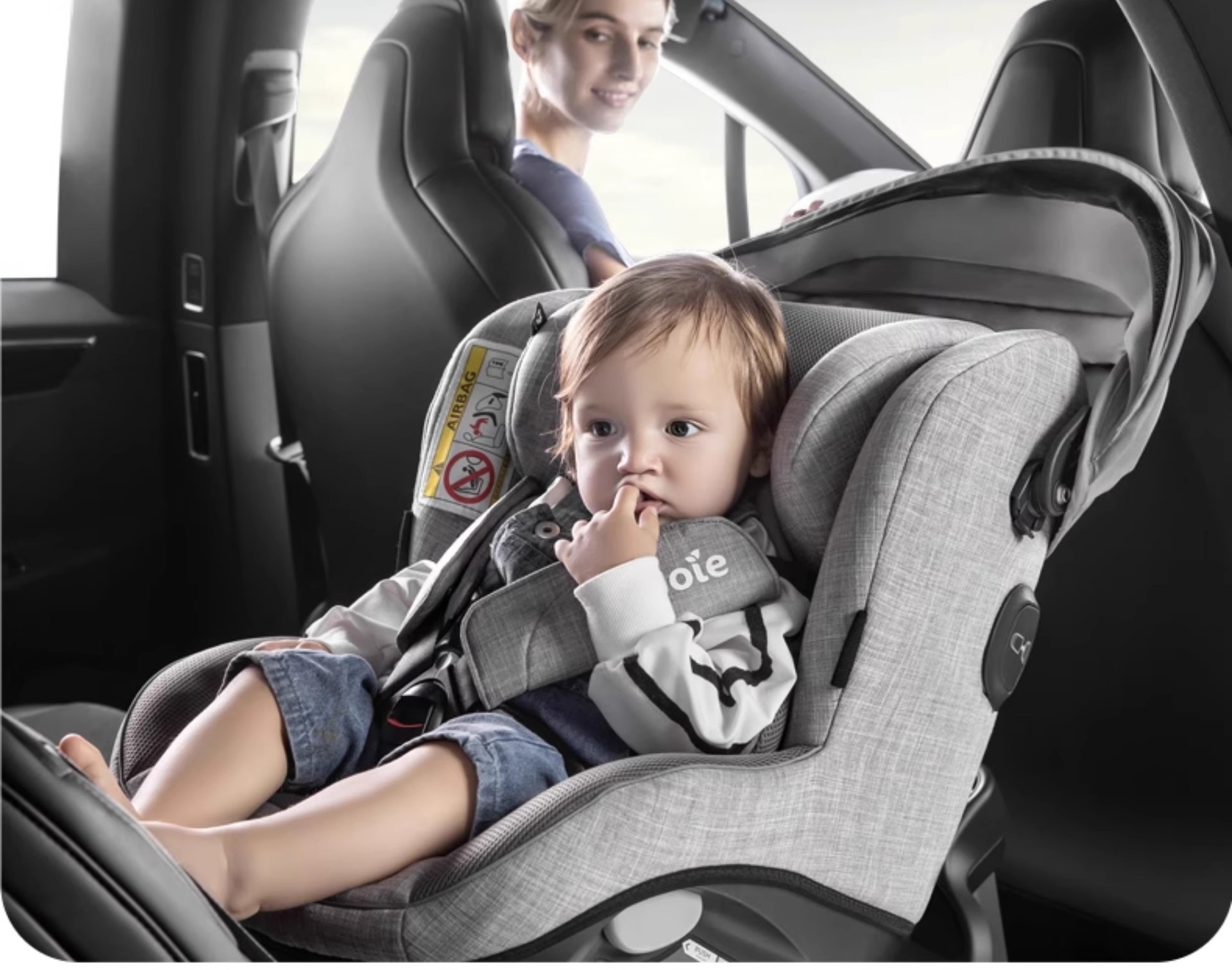 Joie Kids Safety Seat Adac Car Car for 0-4 Years Old 360 Rotating Gyro Warrior Pro