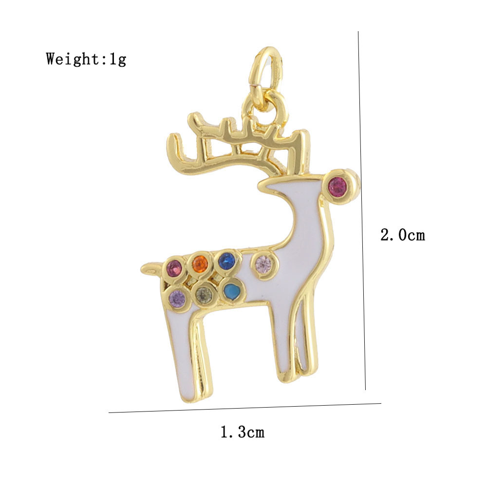 3g Weight Pendant Jewelry Making Type 15 * 22mm Jewelry Making Size Zircon Inlay Material DIY Jewelry Accessories Classification 1 Piece Quantity Copper Material Christmas Festival Christmas Tree, Bell, Snowflake Pattern Inlay Design IG Style Style 1 Piece 15 * 22mm Copper Zircon Christmas Tree Bell Snowflake Pendant 16