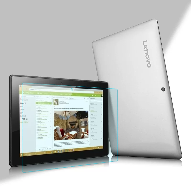 Защитная пленка для экрана планшета Lenovo Miix310 10.1: temperированная пленка Miix310-0ICR